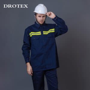 Ropa de trabajo Industrial resistente al fuego Frc camisa algodón Nylon Workwear